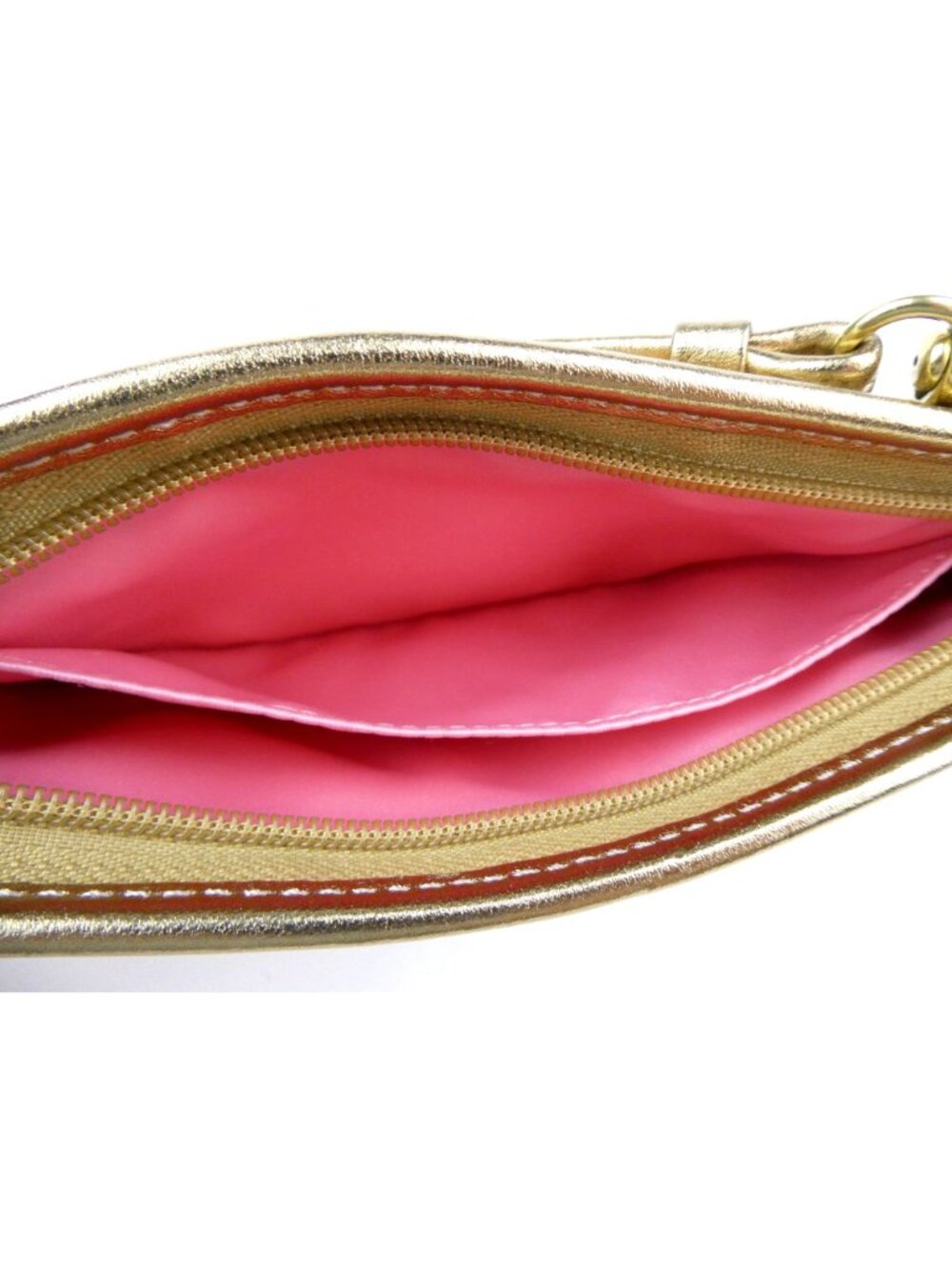 Coach Vintage Woven Straw Floral Applique Wristlet - Picture 8 of 12